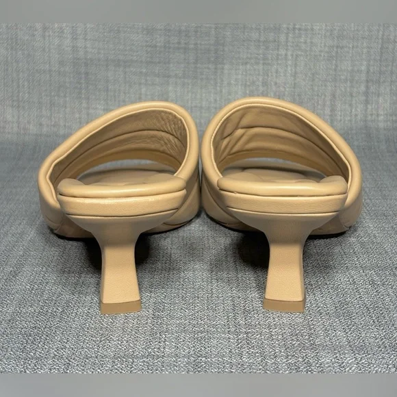 Vince Ceil Mule Sandals Cappuccino Leather Size 10M - Picture 5 of 8